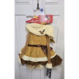 New Officially licensed Pokemon Eevee Deluxe kids Dress M